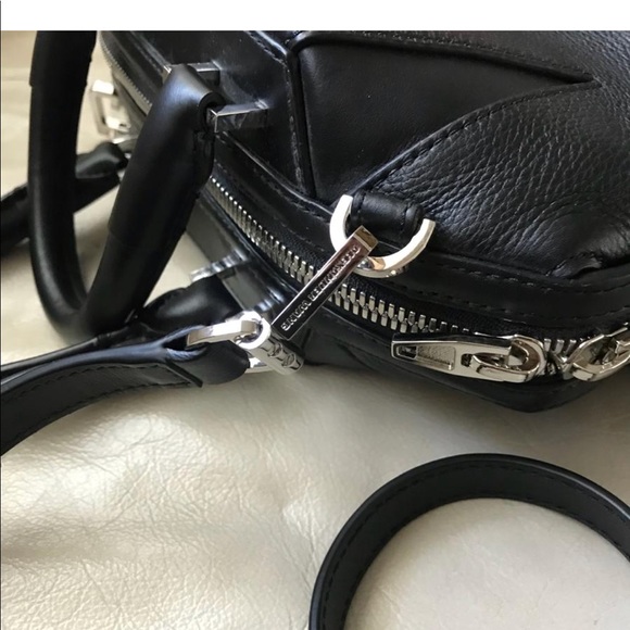 Alexander Wang black leather mini prisma Emile bag - Picture 7 of 8